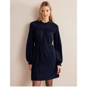 Boden | Dresses | Boden Square Neck Jersey Mini Dress Black | Poshmark